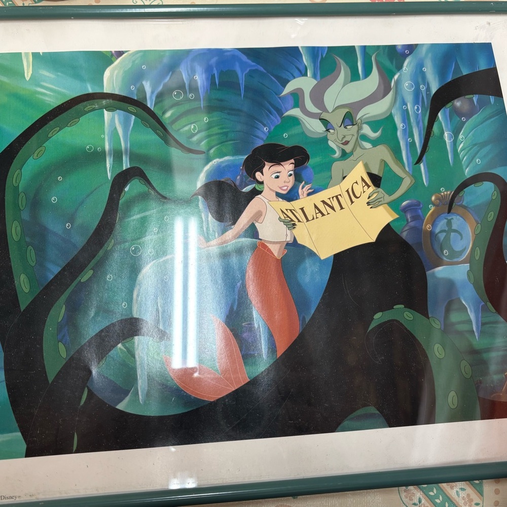 Disney:The Little Mermaid II: Return To The Sea Framed Picture Of Melody&Morgana